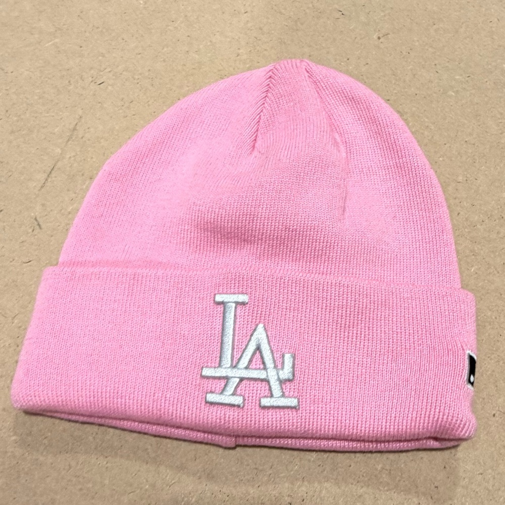 Pink LA Beanie - ONE SIZE